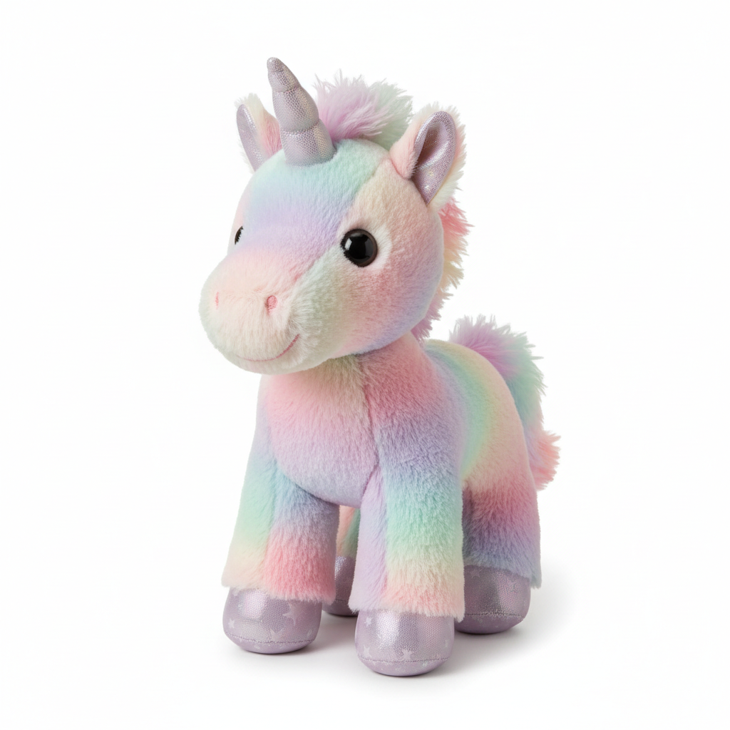 Cute plush unicorn stuffed animal
