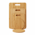 Set of bamboo cutting boards