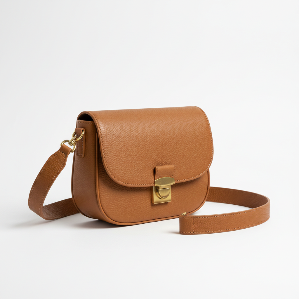 Leather crossbody purse