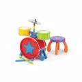 Colorful children's toy drum set