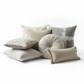 Set of decorative throw pillows