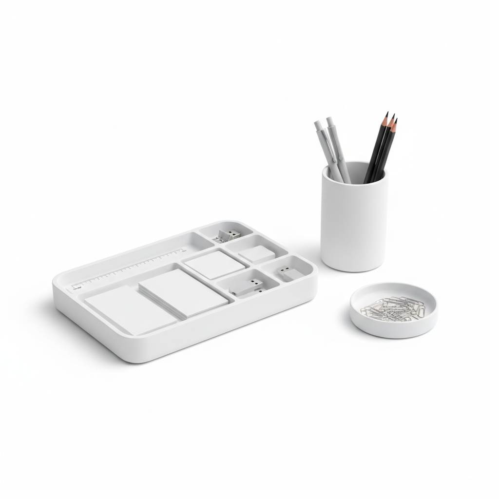 Modern desk organizer set