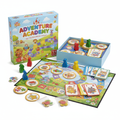 Colorful family board game set